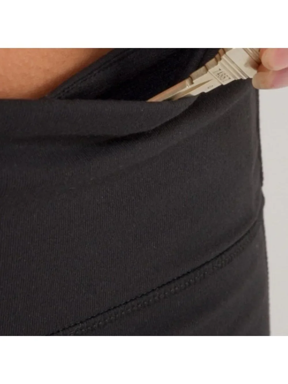 Lululemon Wunder Under Crop*RuffleBlack